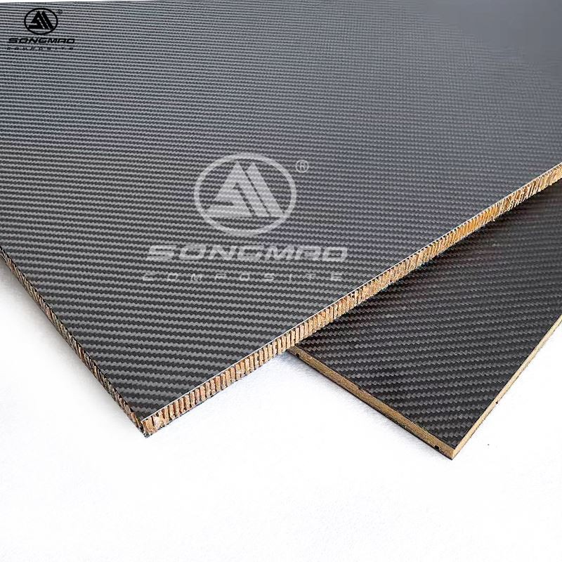 Kabòn Fibre Honeycomb Sandwich Panel