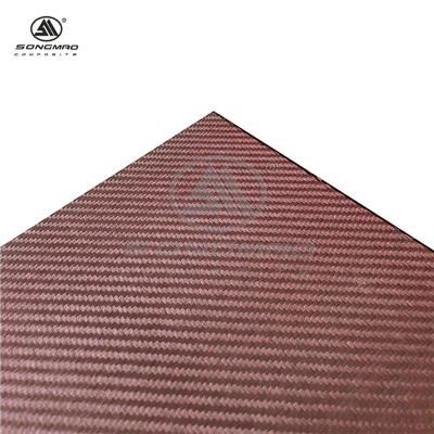 Colored Coating Carbon Fiber Sheet